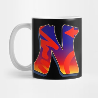 Letter N - Night Sky Mug